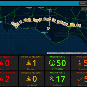 Northwest Florida SunGuide Center GIS Dashboards and Maps