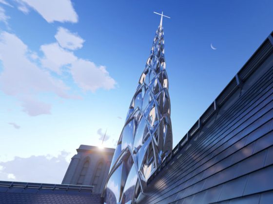 A design competition entry showcases a new spire design.